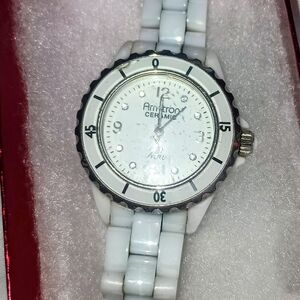 Armitron White Ceramic Women's Watch